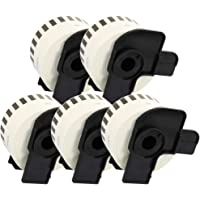 Cartridges Kingdom DK22225 DK-22225 (38mm x 30.48m) Etiquetas continuas compatibles para Brother P-Touch Impresoras | 5…